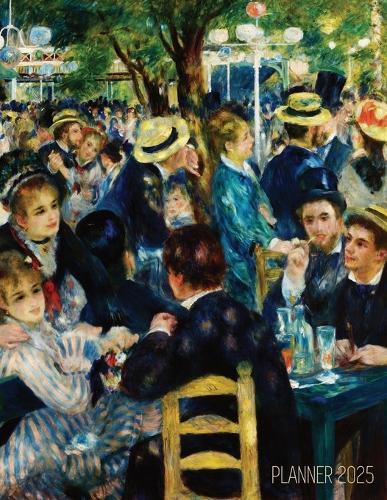 Renoir Daily Planner 2025: Dance at le Moulin de la Galette Painting Artistic Impressionism Art Organizer