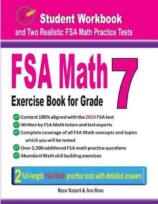 FSA Math Exercise Book for Grade 7: Student Workbook and Two Realistic FSA Math Tests