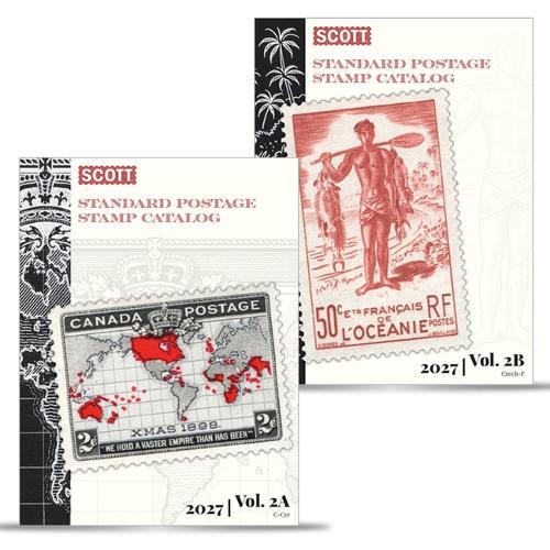 2027 Scott Stamp Postage Catalogue Volume 2: Cover Countries C-F (2 Copy Set): Scott Stamp Postage Catalogue Volume 2: Countries C-F