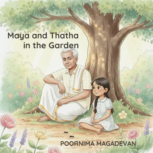 Maya and Thatha in the Garden