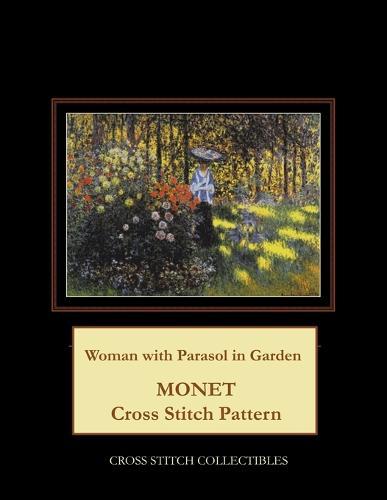 Woman with Parasol in Garden: Monet cross stitch pattern