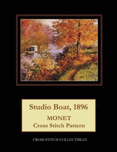 Studio Boat, 1896: Monet cross stitch pattern
