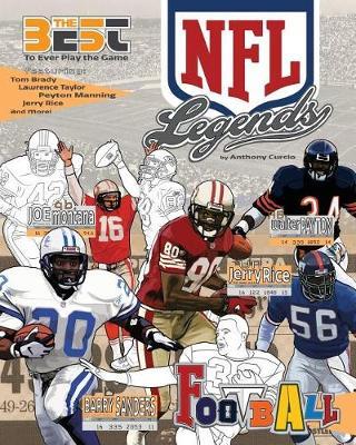 NFL Legends: The Ultimate Coloring, Activity and Stats Football Book for Adults and Kids