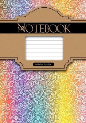 Notebook Decorative rainbow, 7 x 10, 50 Sheet