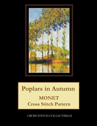 Poplars in Autumn: Monet cross stitch pattern