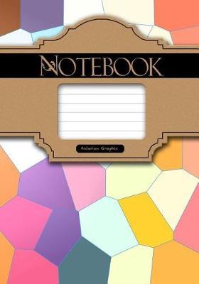 Notebook, Big Mosaic Background, 7 x 10, 50 Sheet
