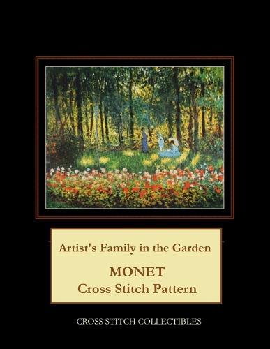 Artist's Family in the Garden: Monet cross stitch pattern