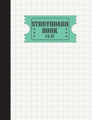 Storyboard Book: Large Print - 4:3 (108 Pages) - 3 Panel withs Narration Lines - Academy Standard NTSC Television, The Industry Standard for Storyboard Sketchbooks(Vol.2): Storyboard Book