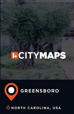 City Maps Greensboro North Carolina, USA