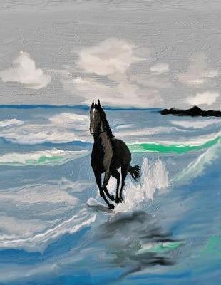 Horse Painting Notebook: 8.5 X 11 202 College Ruled Pages