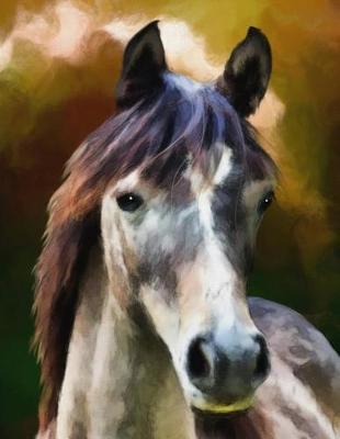 Horse Notebook: 8.5 X 11 202 College Ruled Pages