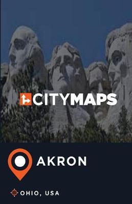 City Maps Akron Ohio, USA