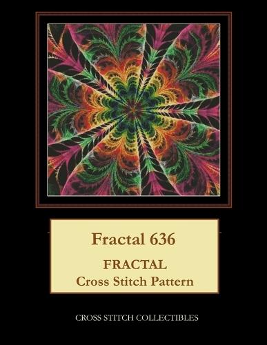 Fractal 636: Fractal cross stitch pattern
