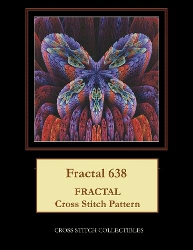 Fractal 638: Fractal cross stitch pattern