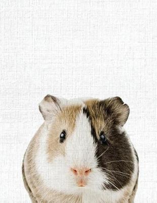 Cute Animal Composition Book Guania Pig: 8.5 x 11'', 200 Wide Ruled Pages, Notebook for School Softcover Canvas Design: Large notebook journal for teacher, students, and college