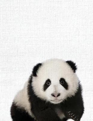 Cute Animal Composition Book Panda: 8.5 X 11'', 200 Wide Ruled Pages, Notebook for School Softcover Canvas Design: Large Notebook Journal for Teacher, Students, and College