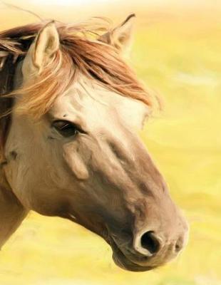 Horse Notebook: 8.5 X 11 202 College Ruled Pages