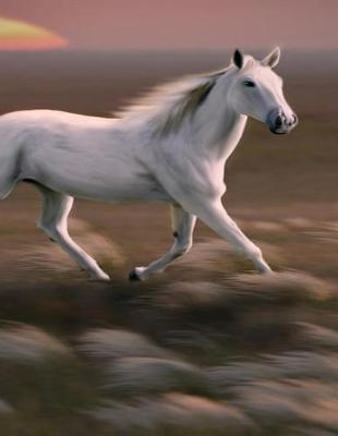 Horse Notebook: 8.5 X 11 202 College Ruled Pages