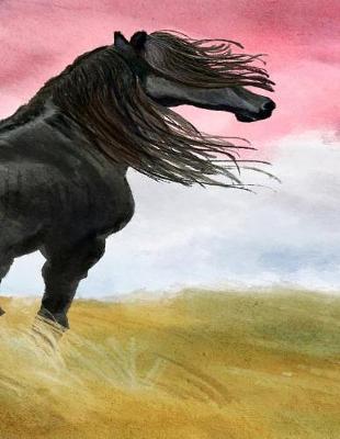 Horse Notebook: 8.5 X 11 202 College Ruled Pages