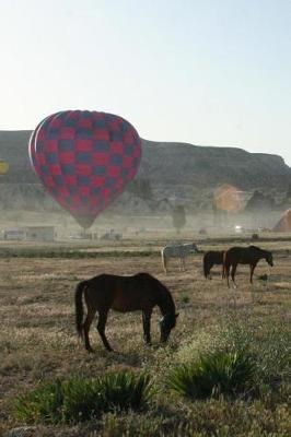 Horses and a Hot Air Balloon Journal: 150 Page Lined Notebook/Diary