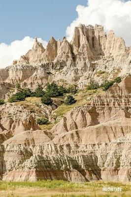 Badlands: National Parks of the United States, National Park in South Dakota6'' X 9'' Lined Notebook Work Book, Planner, Journal, Diary 120 Pages