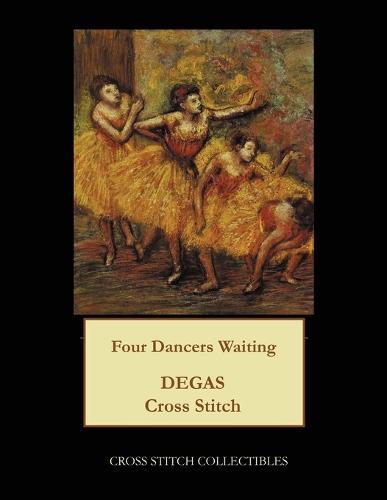 Four Dancers Waiting: Degas Cross Stitch Pattern