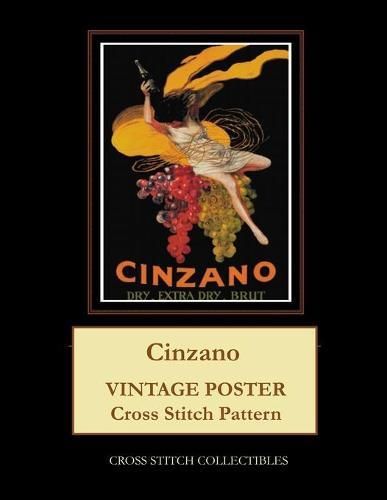 Cinzano: Vintage Poster cross stitch pattern
