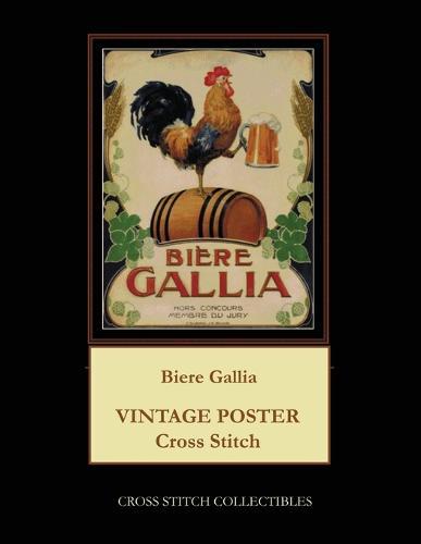 Biere Gallia: Vintage Poster Cross Stitch Pattern