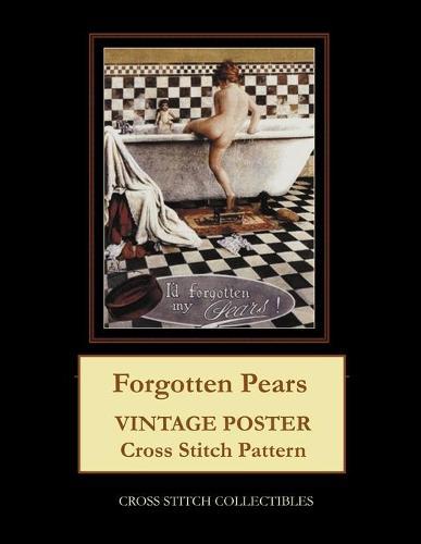 Forgotten Pears: Vintage Poster Cross Stitch Pattern
