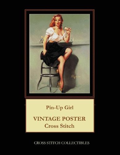 Pin-Up Girl: Vintage Poster Cross Stitch Pattern