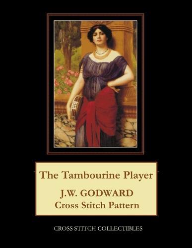 The Tambourine Player: J.W. Godward Cross Stitch Pattern