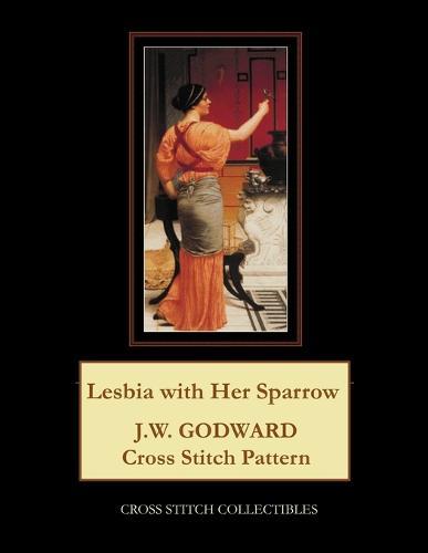 Lesbia with Her Sparrow: J.W. Godward Cross Stitch Pattern