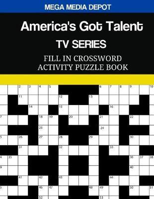 America's Got Talent TV Series Fill In Crossword Activity Puzzle Book
