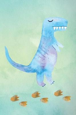 Blue Dinosaur Notebook: Blue Dinosaur Tyrannosaurus Notebook for Journaling and Notes. 160 Lined Pages. Tyrannosaurus. (Volume 4)