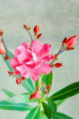 Pink Flowers - Lined Notebook with Margins: 101 Pages, Medium Ruled, 6 x 9 Journal, Soft Cover