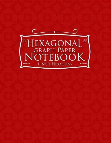 Hexagonal Graph Paper Notebook: 1 Inch Hexagons: Organic Chemistry Drawing Template, Creative Crafts, Quilting, Design, Drawing - Purple Cover