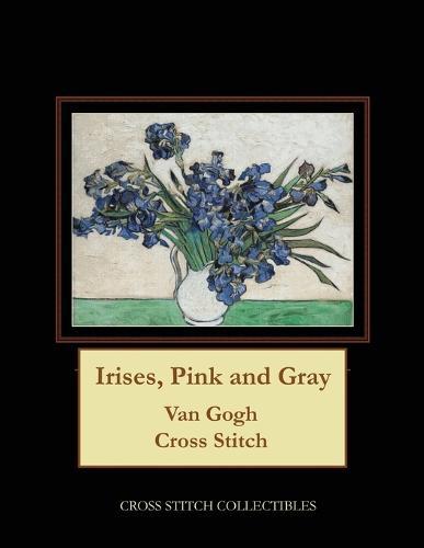 Irises Pink and Gray: Van Gogh Cross Stitch Pattern