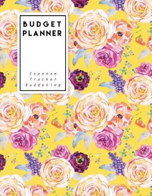 Budget Planner: Vintage Flower Watercolor Expense Tracker Budgeting (Size 8.5x11)