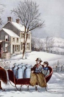 Vintage Currier & Ives Horse Drawn Sleigh Winter Journal: (Notebook, Diary, Blank Book)
