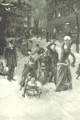 Vintage Victorian New York Winter Street Journal: (Notebook, Diary, Blank Book)