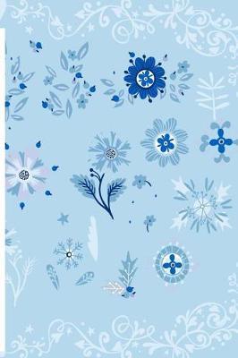 Winter Flowers Journal: Illustrated 6x9 Medium Lined Journaling Notebook