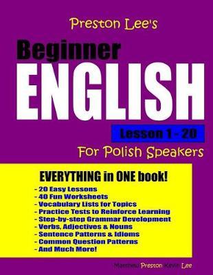 Preston Lee's Beginner English Lesson 1 - 20 For Polish Speakers