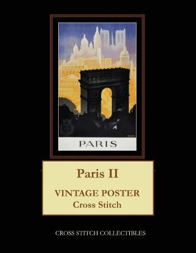 Paris II: Vintage Poster Cross Stitch Pattern