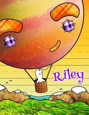 Riley: Personalized Book with Child's Name, Primary Writing Tablet, 65 Sheets of Practice Paper, 1  Ruling, Preschool, Kindergarten, 1st Grade, 8 1/2  x 11