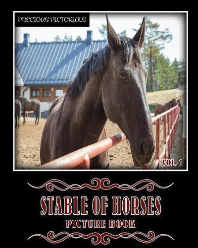 Precious Pictorials Stable Of Horses Picture Book Vol. 01: "Horse Photo Book Horses Picture Book For Adults No Words Book 50 Color Images 8""x10"" Matte Cover Finish"
