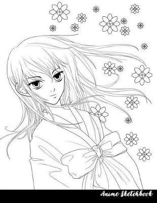 Anime Sketchbook: Blank Anime Sketch Book, 110 pages, 8 1/2 x 11 inches Blank Paper for Drawing, Doodling or Sketching