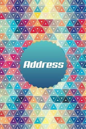 Address.: Address Book. - Contacts - (Vol. A01) Glossy Cover, Large Print, Font, 6  x 9  For Contacts, Addresses, Phone Numbers, Emails, Birthday And More.