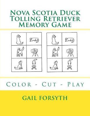 Nova Scotia Duck Tolling Retriever Memory Game: Color - Cut - Play