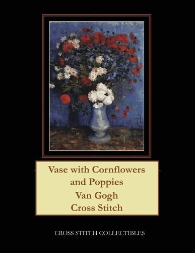 Vase with Cornflowers and Poppies: Van Gogh Cross Stitch Pattern