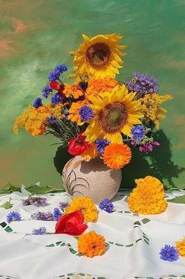 Flower Vase Notebook: 150 lined pages, softcover, 6 x 9